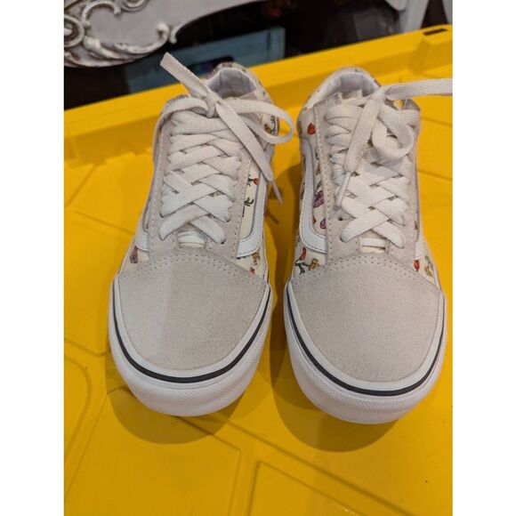 Vans Old Skool Poppy Floral Cream - Picture 2 of 8
